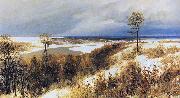 Vasiliy Polenov Early Snow oil painting artist